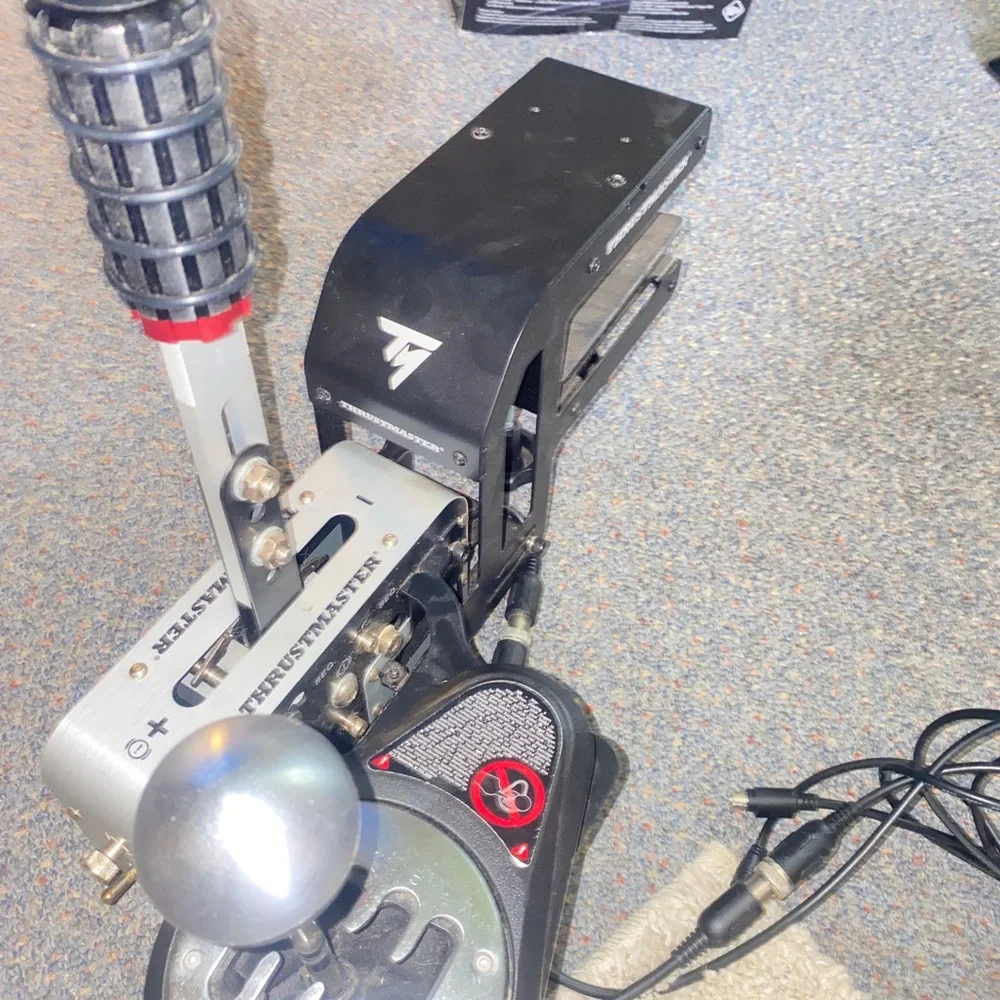 Thrustmaster brake gear shifter cables and clamp - Picture 3 of 9